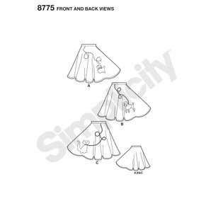 Simplicity Pattern 8775 Misses' Costumes