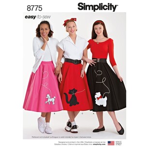 Simplicity Pattern 8775 Misses' Costumes