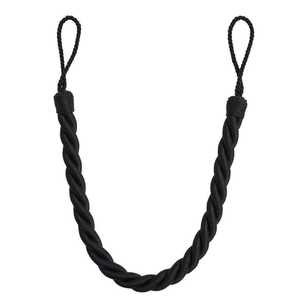 Soft Twist Rope Tieback Graphite 70 cm
