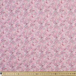 Dachshunds Printed Flannelette Fabric Pink 110 cm