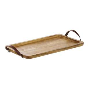 Southwest Acacia Serving Board With Handle Acacia Wood