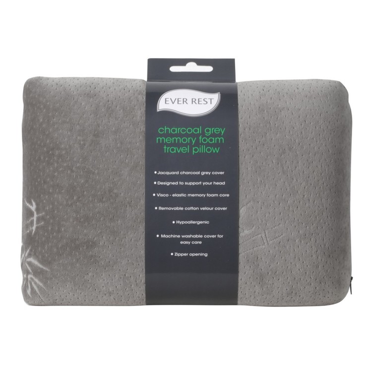 Ever Rest Memory Foam Standard Travel Pillow