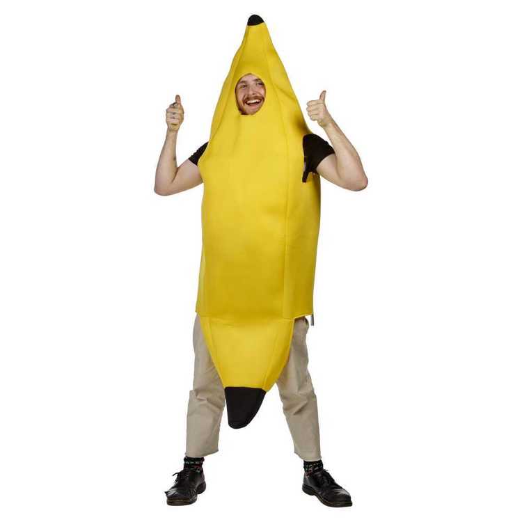 Sparty's Adults Banana Costume Yellow