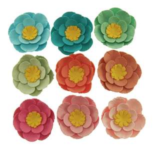 Ribtex Cora Flower Assorted Pack Multicoloured