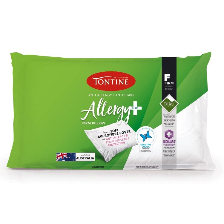 Tontine Allergy Plus Firm Pillow White