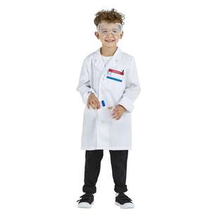Spartys Scientist Kids Costume Multicoloured 6 - 8 Years