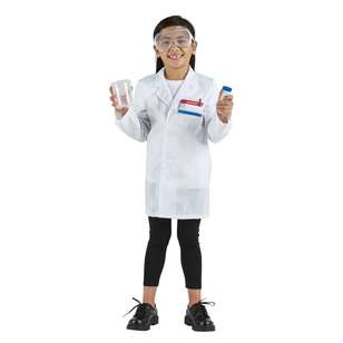 Spartys Scientist Kids Costume Multicoloured 6 - 8 Years