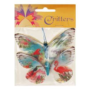 Ribtex Critters Printed Wing Craft Butterfly Blue