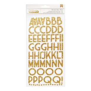 American Crafts Thickers Wisecrack Duo Stickers Gold