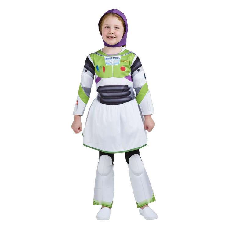 Disney Buzz Girl Kids Costume Multicoloured 3 - 5 Years