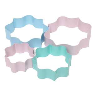 Wiltshire Plaque Cutters Green, Pink & Blue