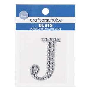 Crafters Choice Rhinestone Crystal J Multicoloured