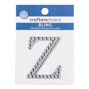 Crafters Choice Rhinestone Crystal Z Multicoloured