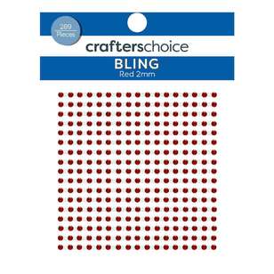 Crafters Choice Rhinestones 289 Pack Red