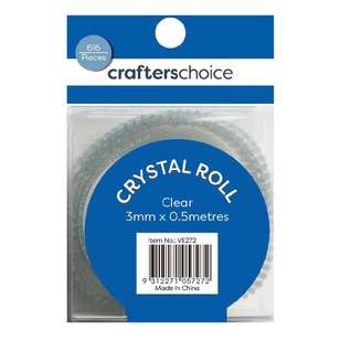 Crafters Choice Bling Crystal Roll 616 Pack Multicoloured 0.5 m