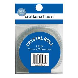 Crafters Choice Bling Crystal Roll 1200 Pack Multicoloured 0.5 m