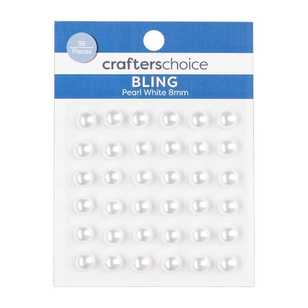 Crafters Choice Bling Pearl Pack White