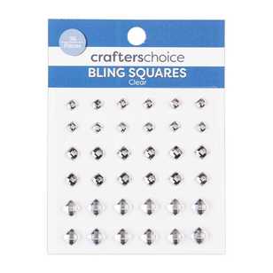Crafters Choice Bling Scaled Squares Pack Silver