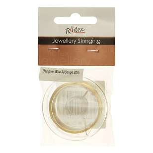 Ribtex 32 Guage Designer Wire Gold