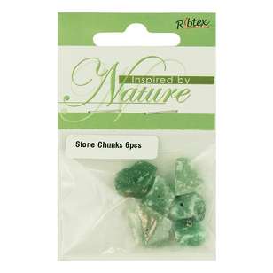 Ribtex Chunk Stone Bead Pack Jade
