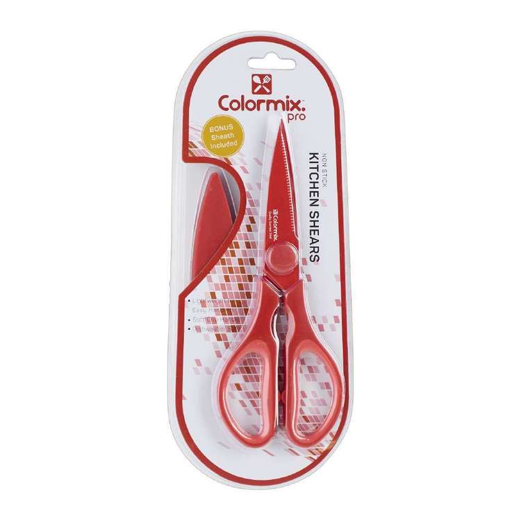 Colormix Pro Kitchen Shears Red