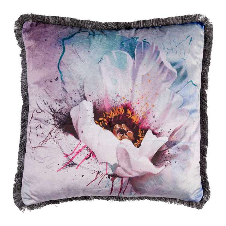 KOO Cecily Velvet Floral Cushion