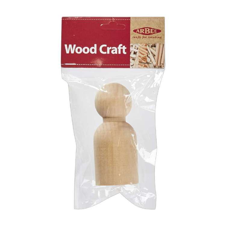 Arbee Wooden People Boy 1 Piece Natural