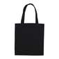 Plain Cotton Craft Bag Black 38 x 42 cm