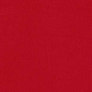 Plain Ribbing Fabric Red