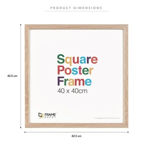 Frame Depot Extended Square Poster Frame Natural