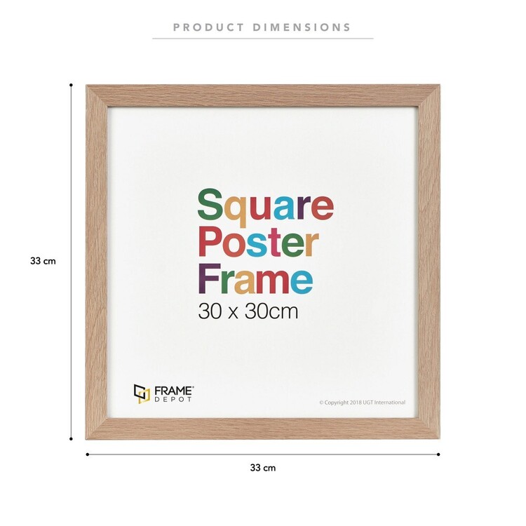 Unigift Extended Square Poster Frame  Natural