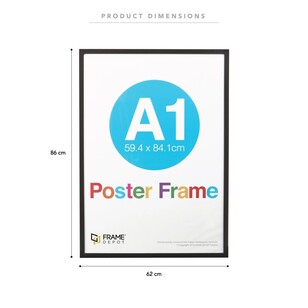 Frame Depot Extended Poster Frame Black