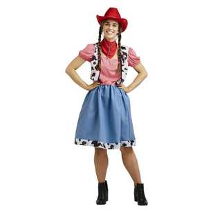 Party Creator Cowgirl Adult Costume Multicoloured Adult