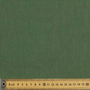 Plain 128 cm Fancy Slub Washer Crinkle Fabric Kale 132 cm