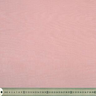 Plain 137 cm Polyester Organza Fabric Coral 137 cm