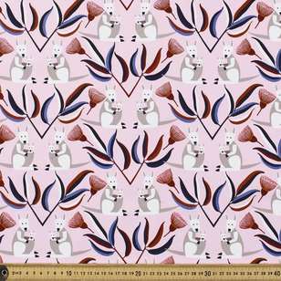 Jocelyn Proust Kangaroo Cotton Fabric Blush 112 cm