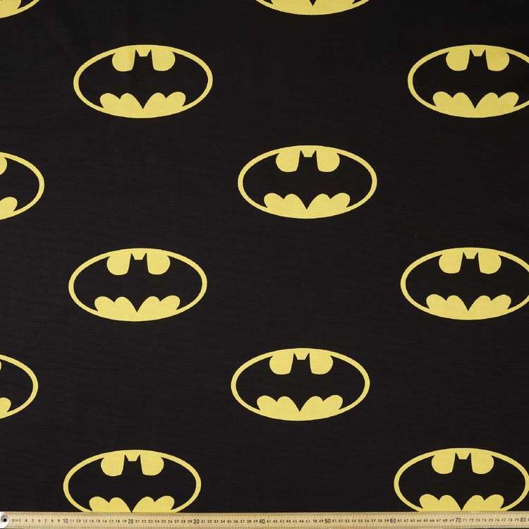 Batman 80th Birthday Logo Curtain Fabric