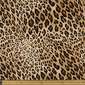 Classic Cheeta Printed Rayon Fabric Multicoloured 135 cm