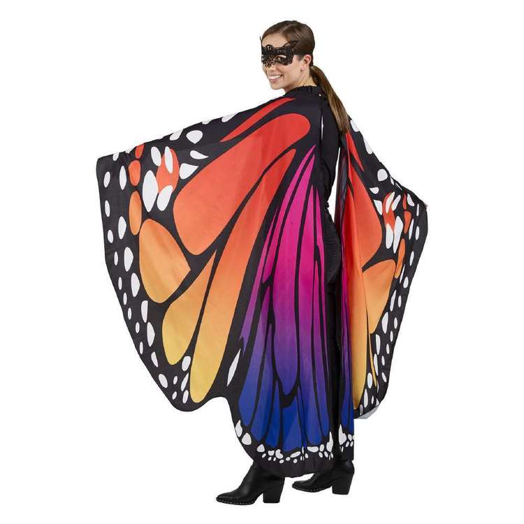 Spartys Butterfly Adult Costume Kit Multicoloured