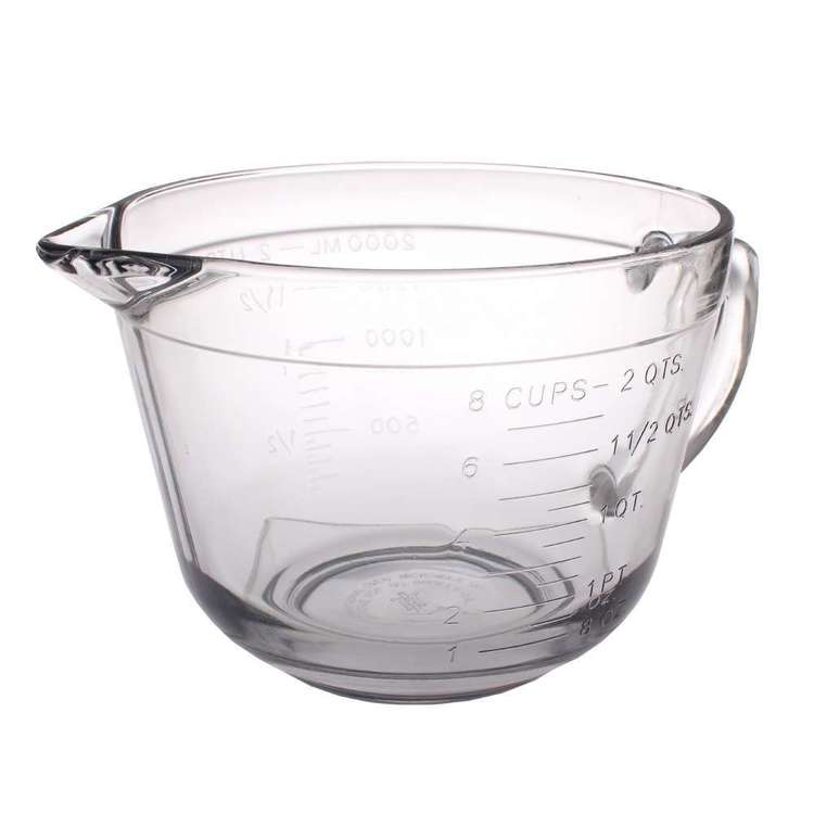 Kitchen Classics Glass Batter Bowl Clear 2000 ml