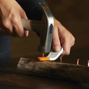 Fiskars DIY Tools Precision Nail Starter Orange & White