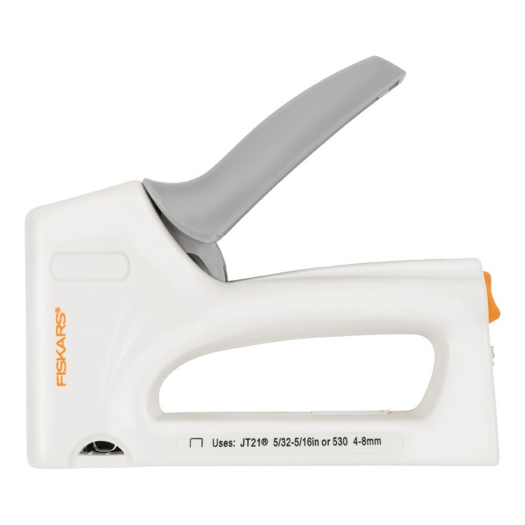 Fiskars DIY Tools Precision Staple Gun Orange & White