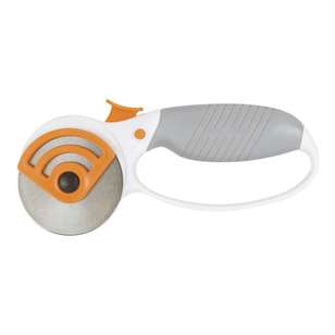 Fiskars DIY Tools Precision Heavy Duty Rotary Cutter Orange & White