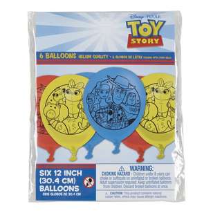 Amscan Toy Story 4 30Cm Latex Balloons  Multicoloured