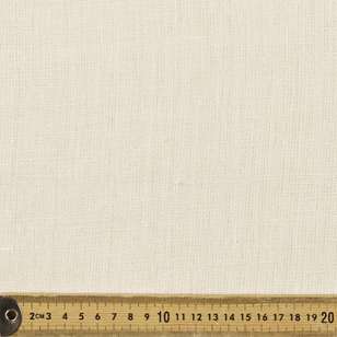 Pure Linen Decorator Fabric Natural 140 cm