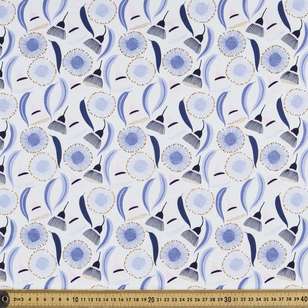 Jocelyn Proust Eucalyptus Printed 112 cm Organic Cotton Jersey Fabric Natural