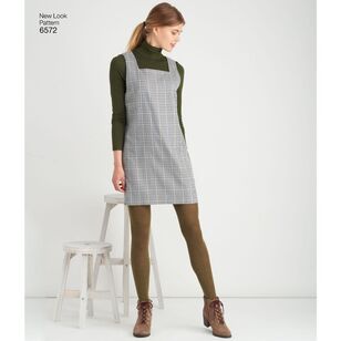 New Look Pattern 6572 Misses' Jumper Dress All Sizes