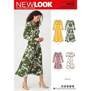 New Look Pattern 6574 Misses' Dresses All Sizes