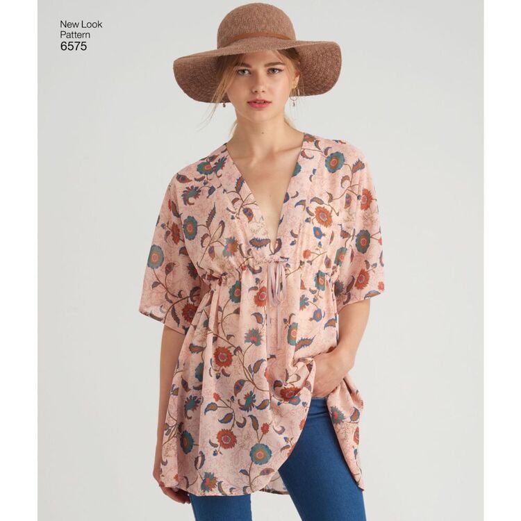 New Look Pattern 6575 Misses' Tunics All Sizes