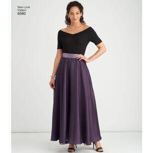 New Look Pattern 6580 Misses' Circle Skirt All Sizes